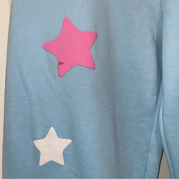 Sanrio x Dumbgood Cinnamoroll Blue Sweatpants Sz L Lounge Kawaii Exercise (Read) - Picture 5 of 8